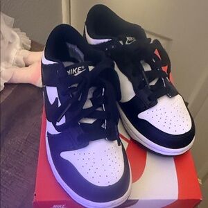 Nike Kids Black and White Sneakers